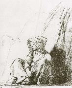 Jean Francois Millet The Girl in front of the haystack oil painting picture wholesale